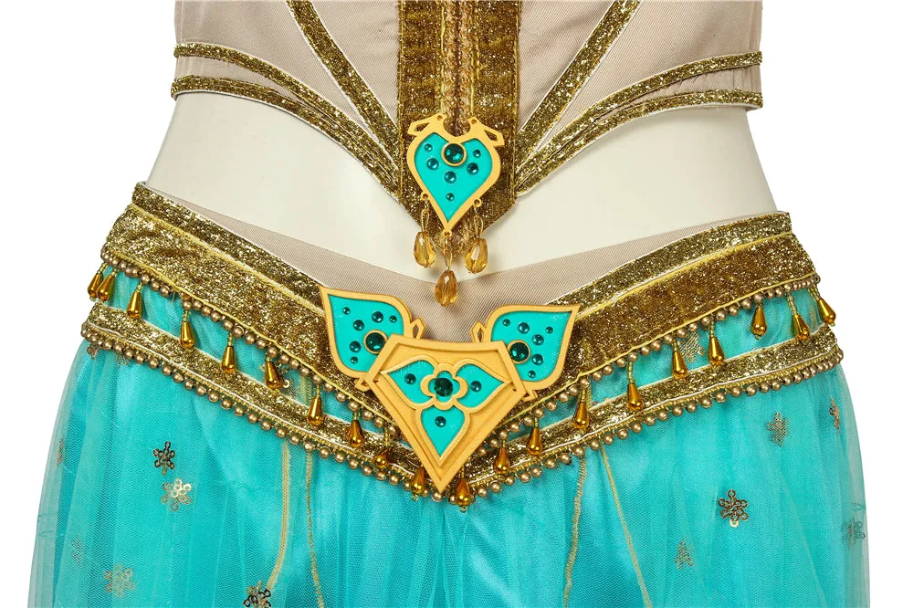 2019 Movie Aladdin Princess Jasmine Cosplay Costume