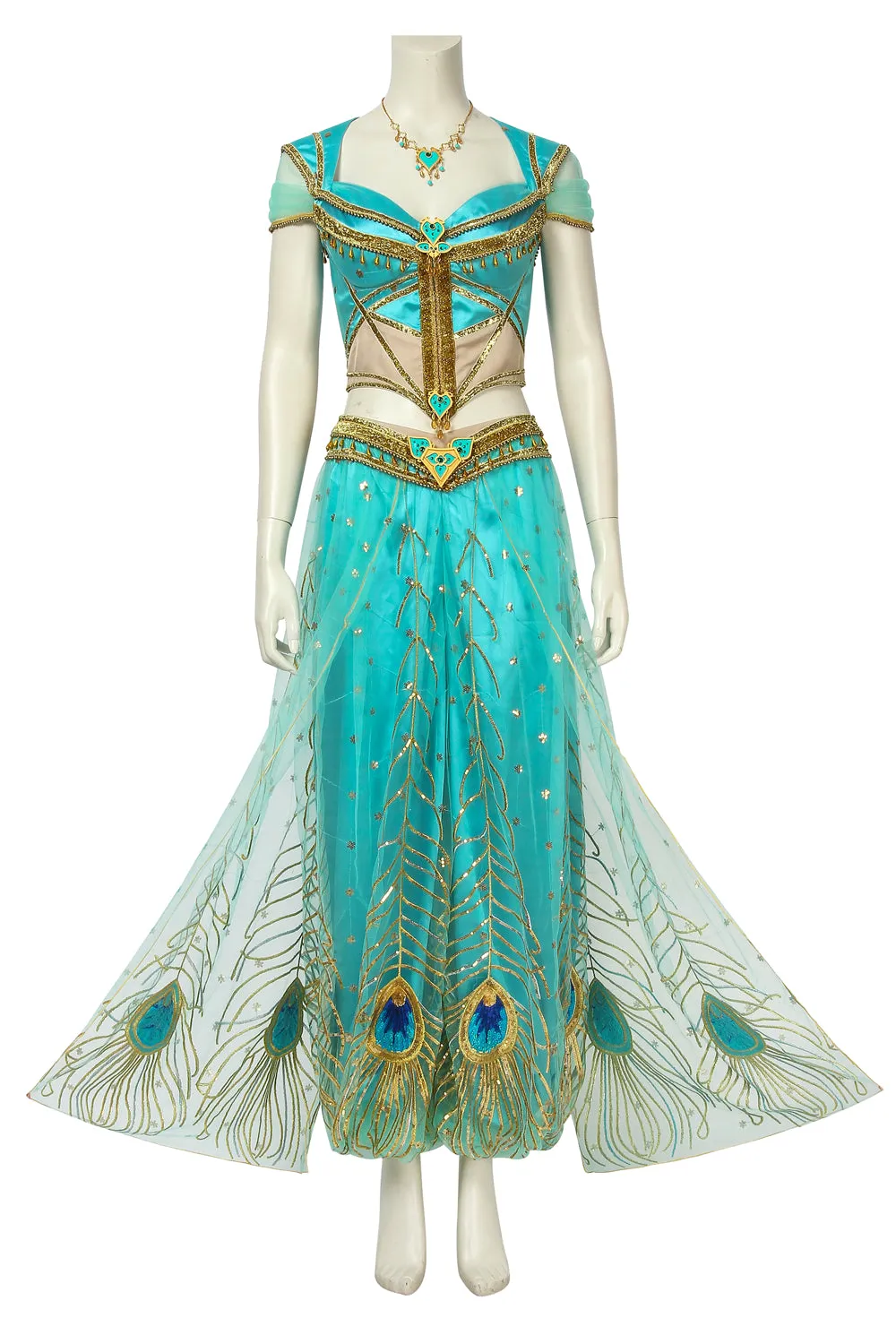 2019 Movie Aladdin Princess Jasmine Cosplay Costume
