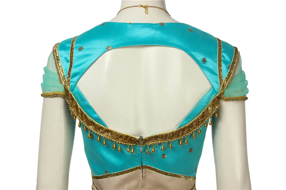 2019 Movie Aladdin Princess Jasmine Cosplay Costume