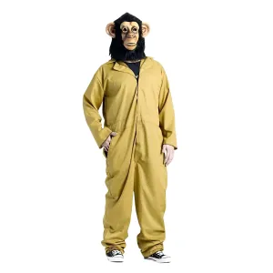 30 Minutes Or Less Working Chimp Costume Adult One Size Fits Most