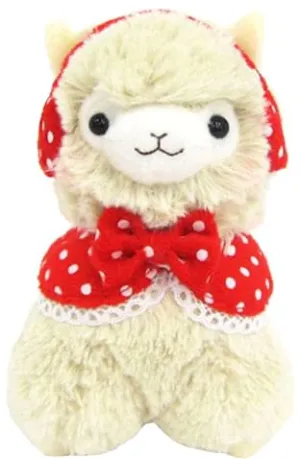 Alpaca Llama 7 Khaki Plush w/ Earmuffs