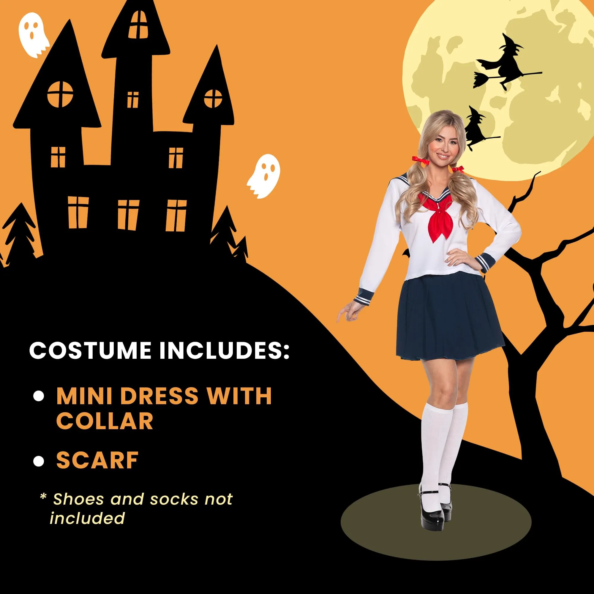 Anime Cosplay Sailor Adult Costume