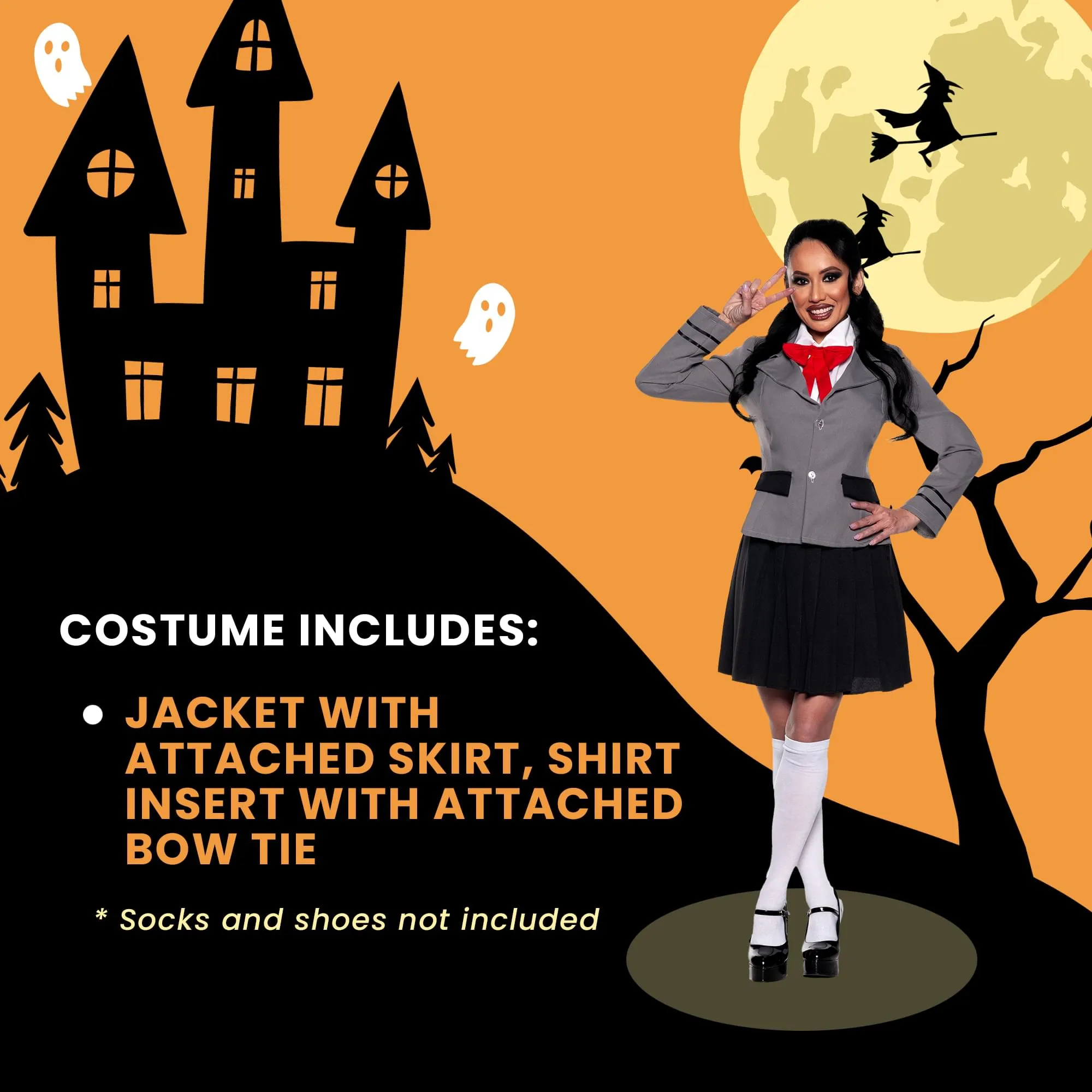 Anime Cosplay Schoolgirl Adult Costume