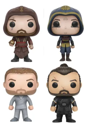 Assassin's Creed Movie POP Vinyl Figure Set: Callum Lynch, Aguilar, Ojeda, Maria