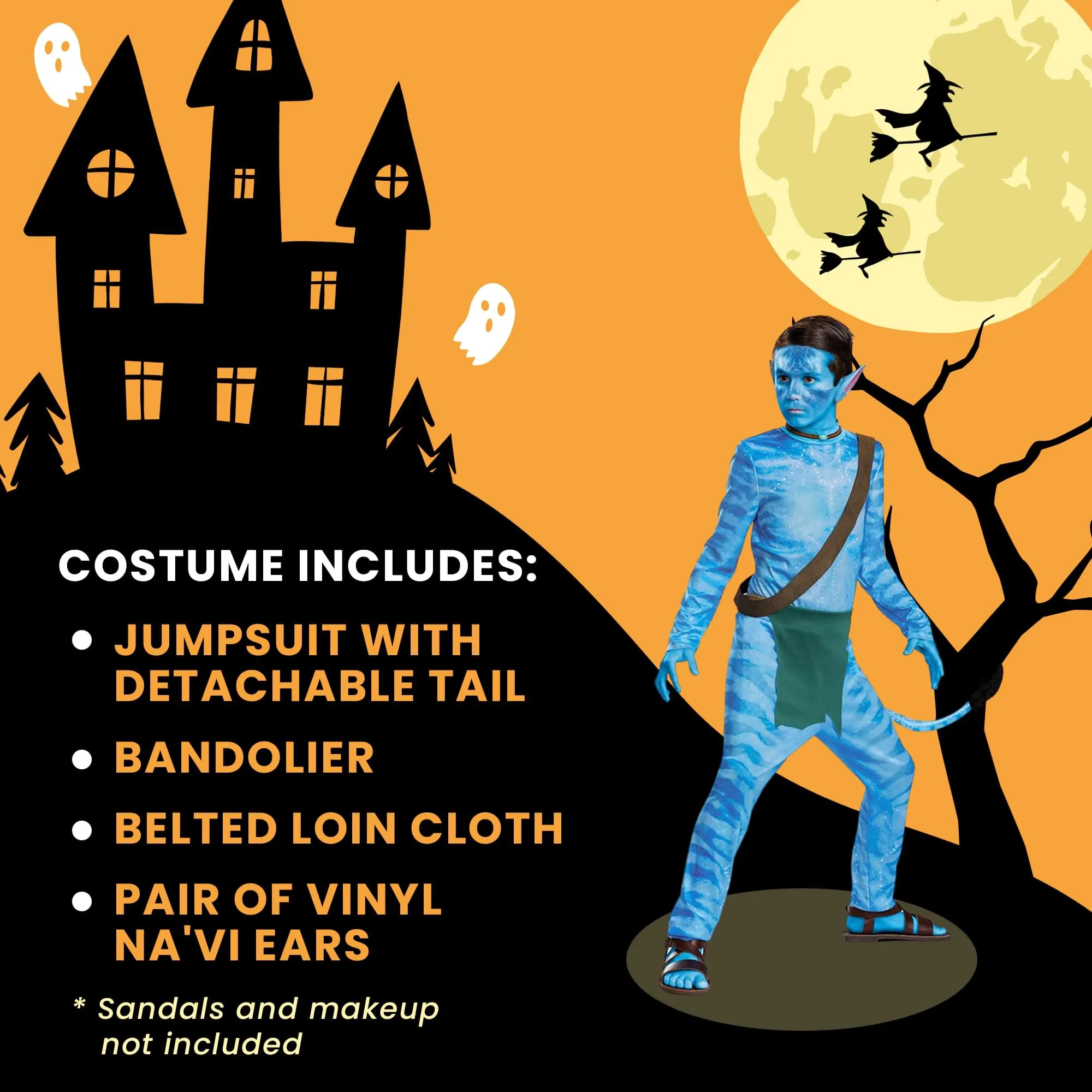 Avatar 2 Jake Sully Reef Look Classic Child Costume