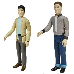 Back to the Future 3 3/4" ReAction Action Figure Bundle: Biff & George McFly