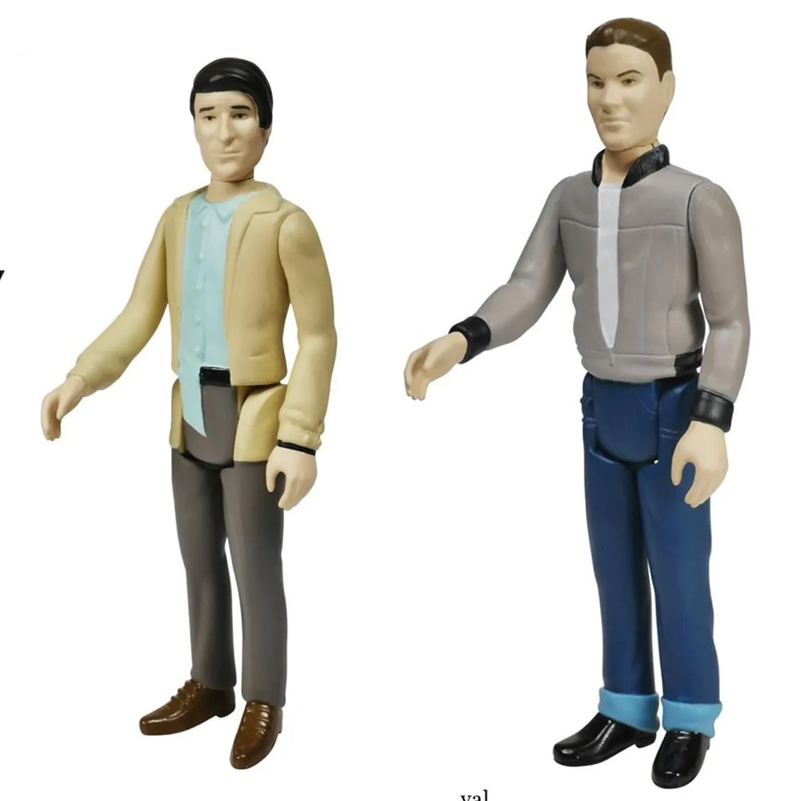 Back to the Future 3 3/4" ReAction Action Figure Bundle: Biff & George McFly