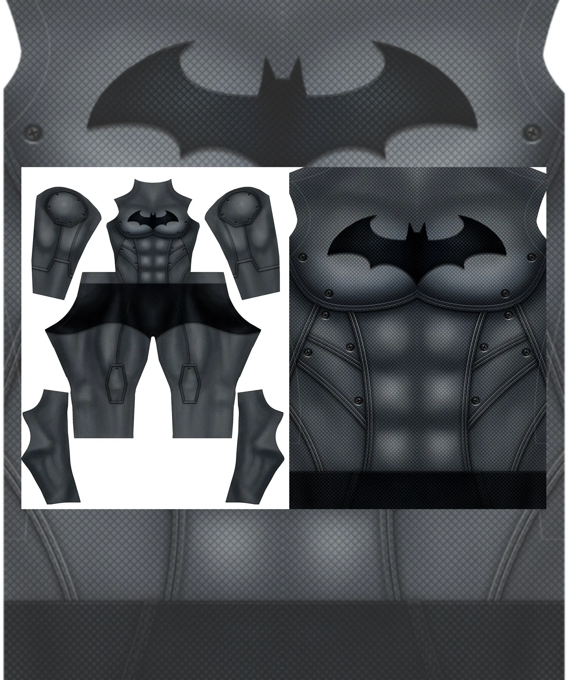 BATMAN ARKHAM ASYLUM bodysuit