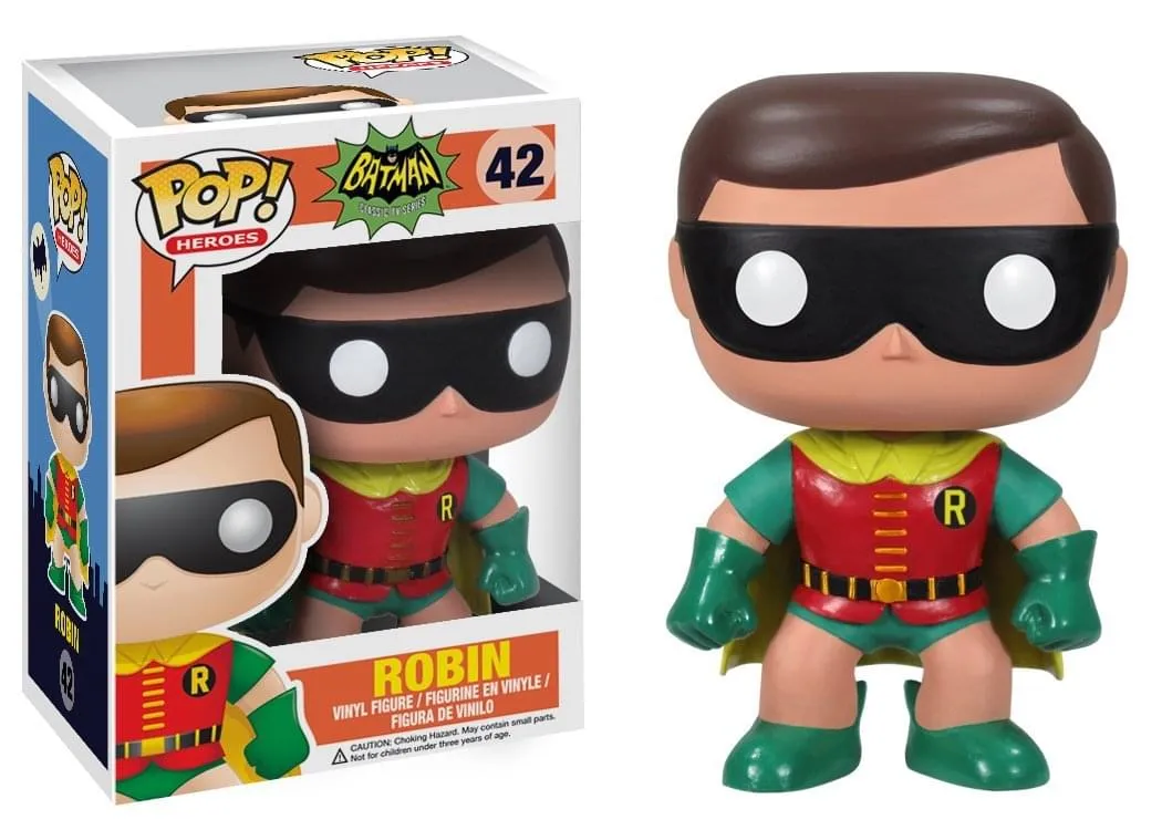Batman Pop Heroes 1966 Classic 3.75" Vinyl Figure: Robin
