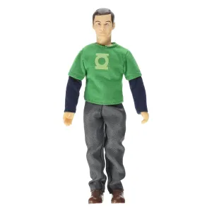 Big Bang Theory Sheldon (Green Lantern/ Superman) Retro Clothed 8" Figure