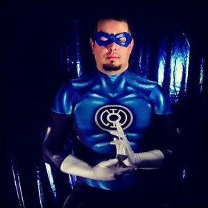 BLUE LANTERN bodysuit