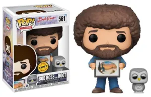 Bob Ross POP Vinyl Figure: Bob Ross w/ Hoot (Chase)