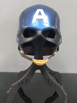 Captain America Helmet Replica Wearable and Displayable
