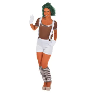 Chocolate Worker/Oompa Loompa Women's Costume