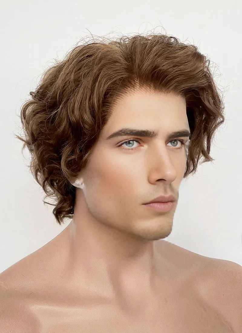 Clair Obscur: Expedition 33 Gustave Brown Curly Lace Front Synthetic Men's Wig LF8054