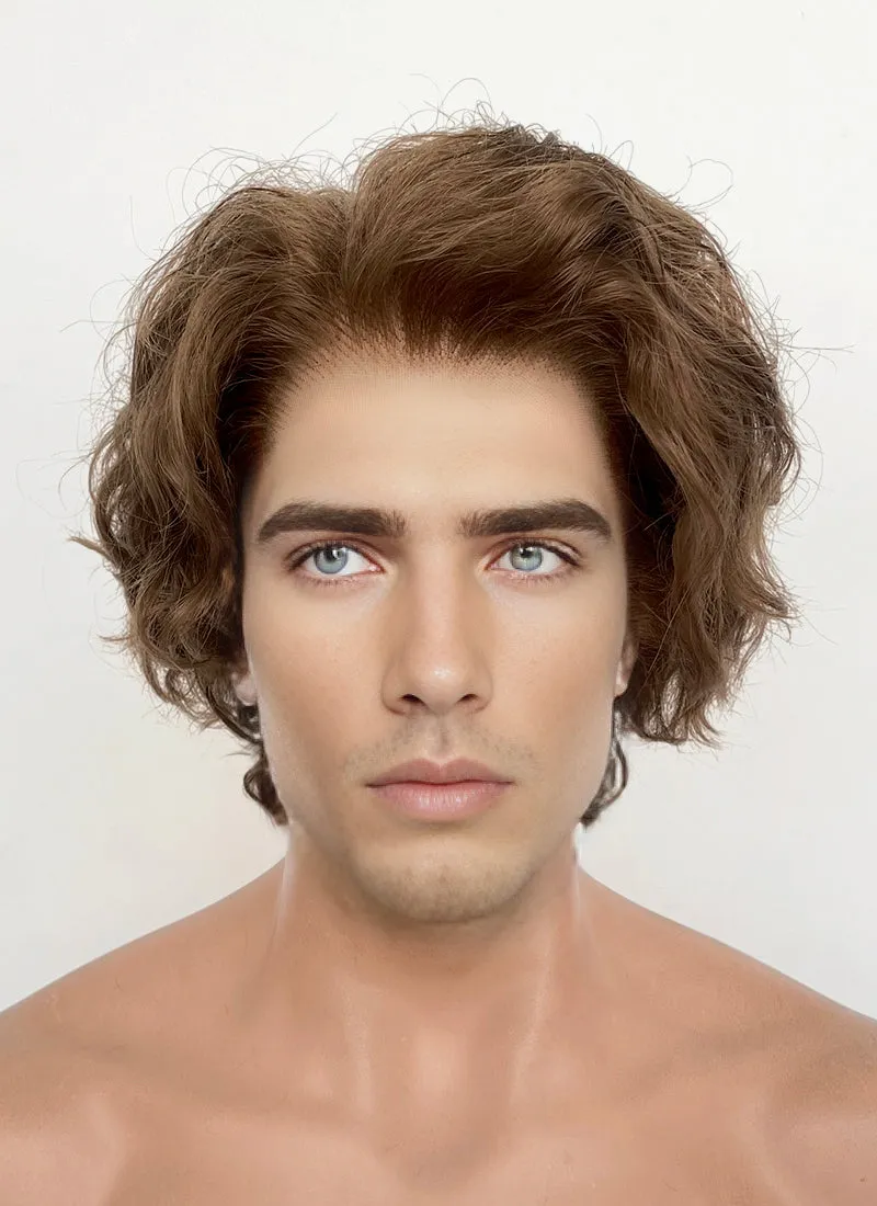Clair Obscur: Expedition 33 Gustave Brown Curly Lace Front Synthetic Men's Wig LF8054