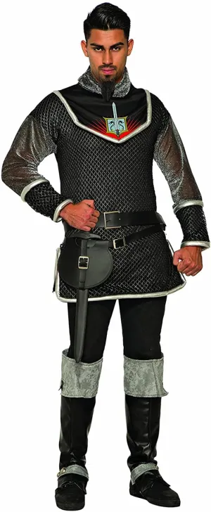 Dark Royalty Rogue Prince Tunic Adult Costume, One Size