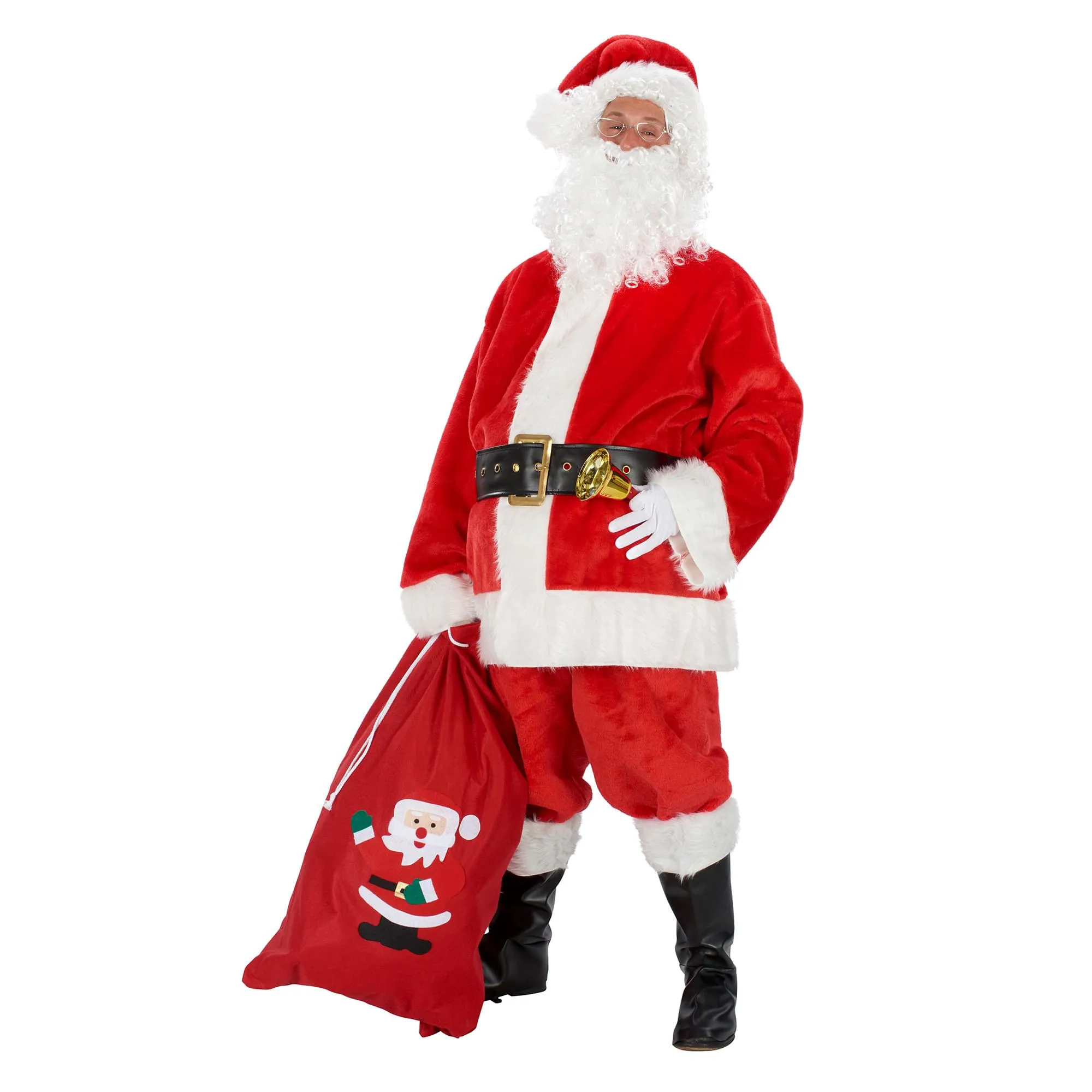Deluxe Plush Santa Costume