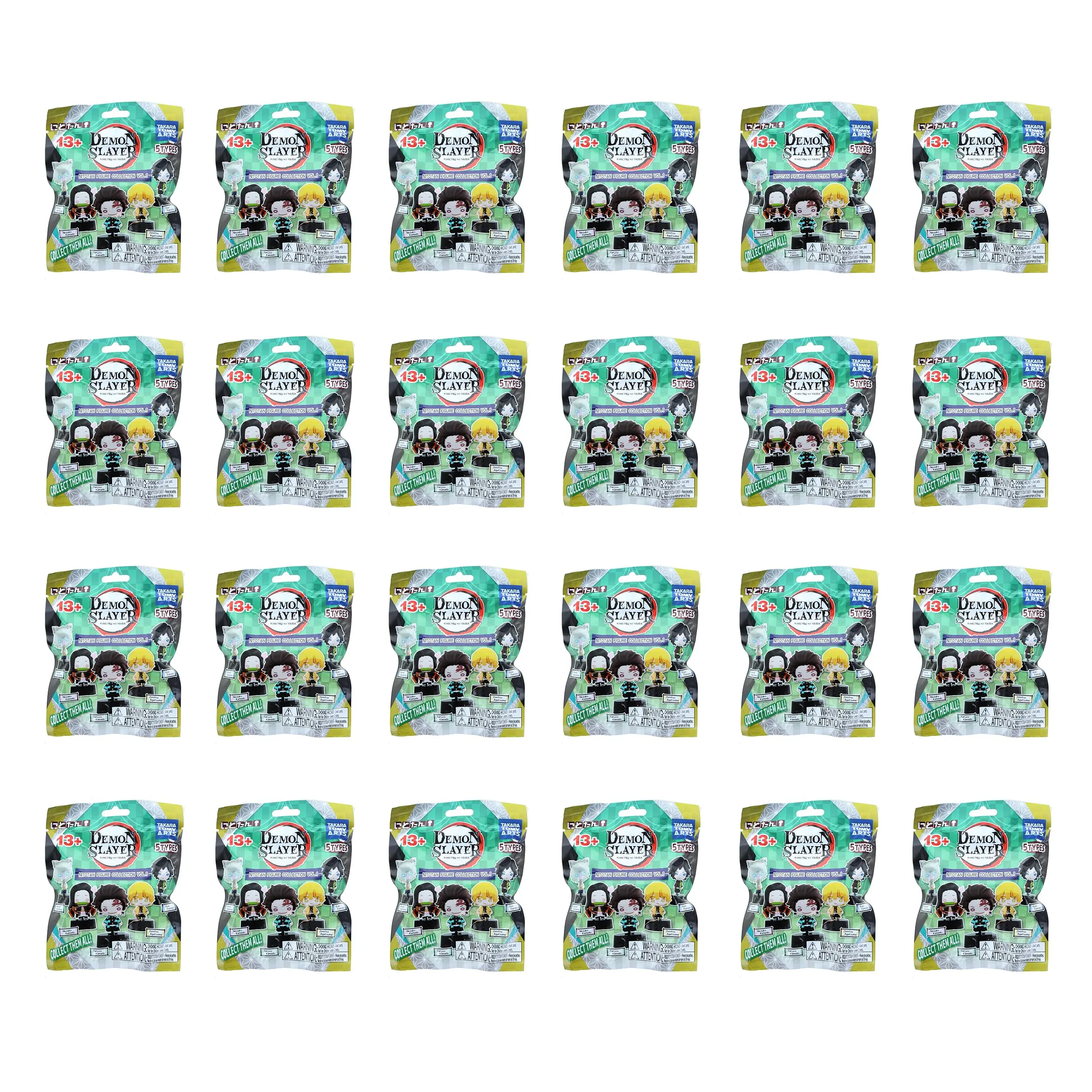 Demon Slayer Nitotan Mini Figure Mystery Pack | 24 Units