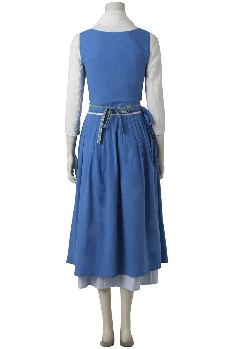 Disney 2017 Movie Beauty And The Beast Belle Dress Cosplay Costume