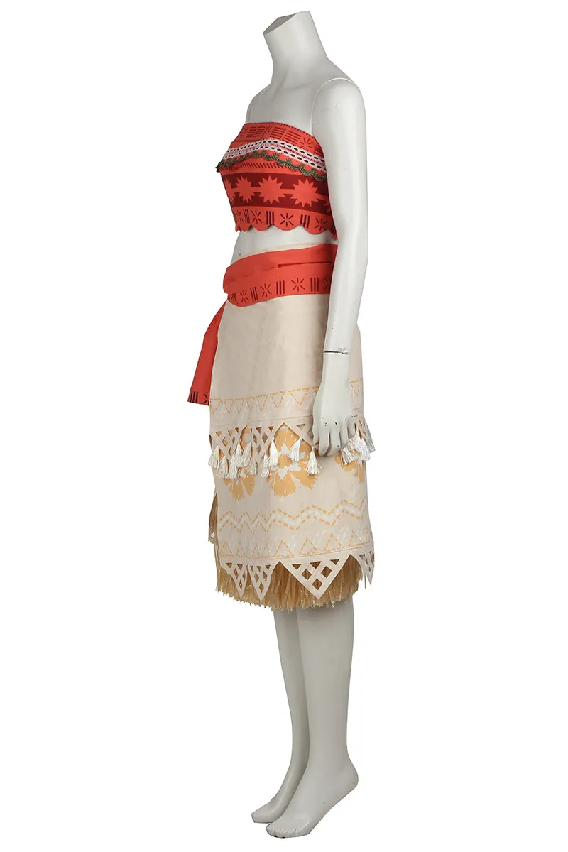Disney Animation Princess Moana Cosplay Costume