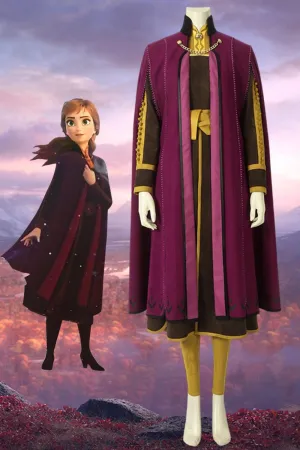 Disney Frozen 2 Anna Cosplay Costume