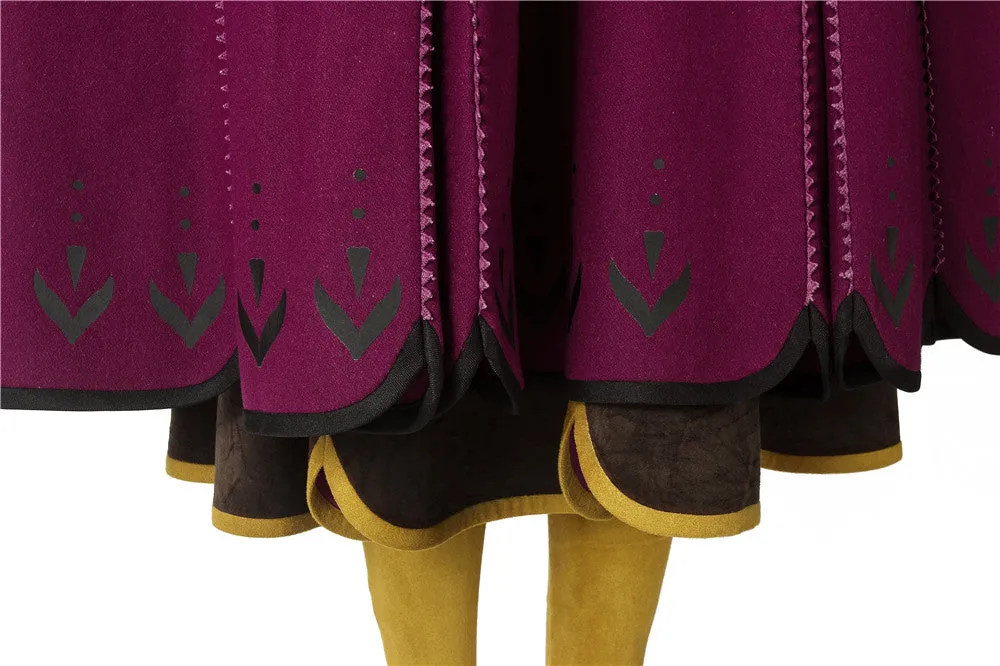 Disney Frozen 2 Anna Cosplay Costume