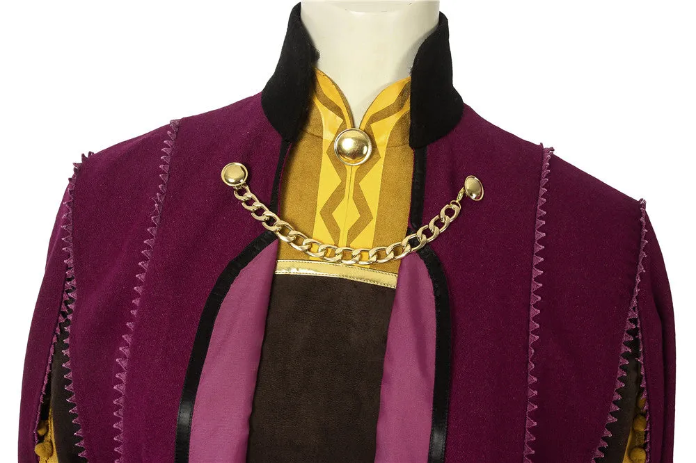 Disney Frozen 2 Anna Cosplay Costume