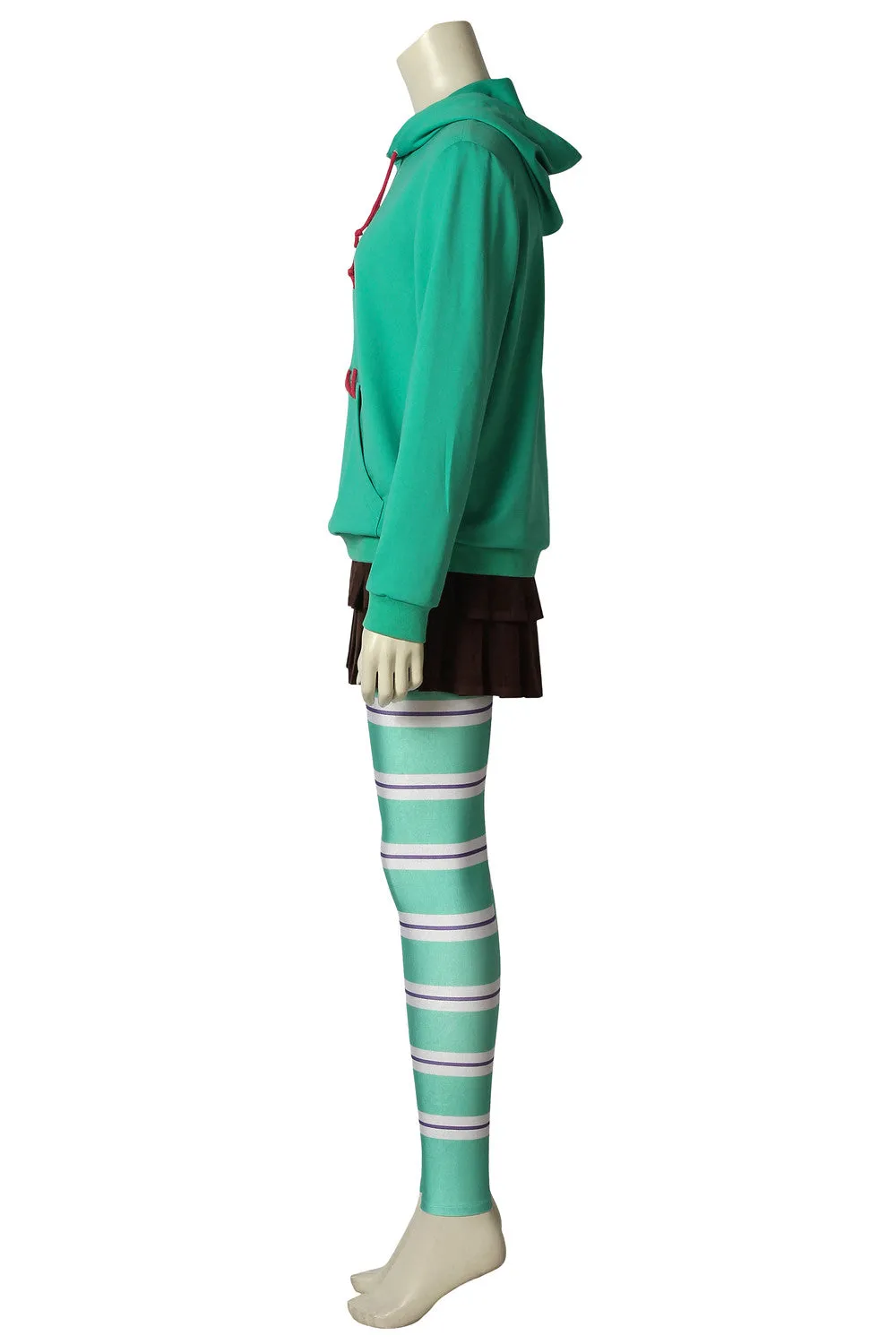 Disney Ralph Breaks The Internet: Wreck-It Ralph 2 Vanellope Von Schweetz Cosplay Costume