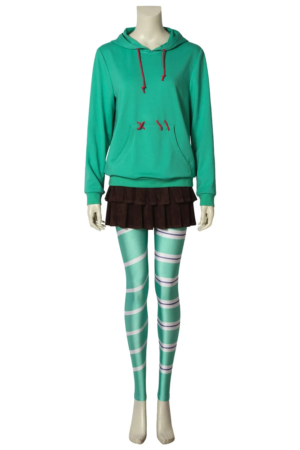 Disney Ralph Breaks The Internet: Wreck-It Ralph 2 Vanellope Von Schweetz Cosplay Costume