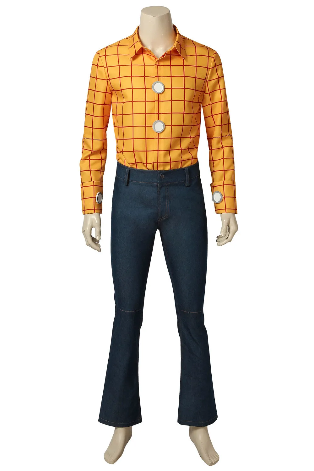 Disney Toy Story Sheriff Woody Cowboy Cosplay Costumes With Boots