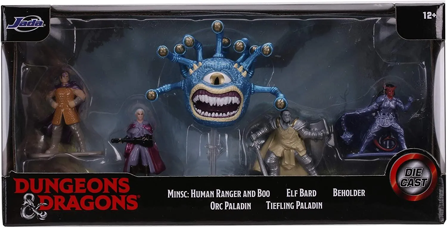 Dungeons & Dragons Nano Metalfigs Medium Pack A | 5 Die-Cast Metal Figures