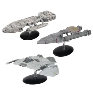 Eaglemoss Battlestar Galactica Ship Replica Set of 3 New Original Packaging