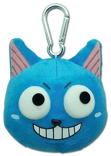 Fairy Tail Happy Plush Clip Keychain