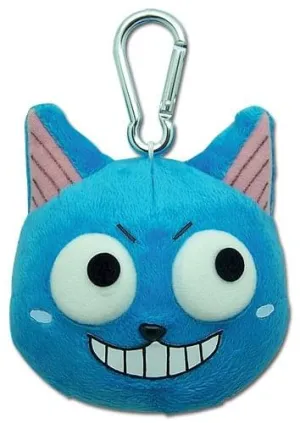Fairy Tail Happy Plush Clip Keychain