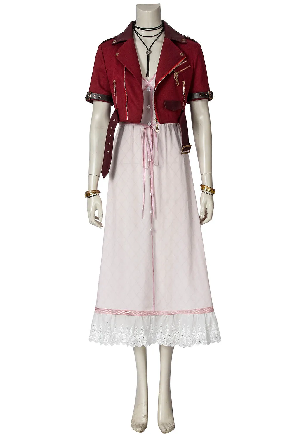 Final Fantasy VII Aerith Gainsborough Cosplay Costume