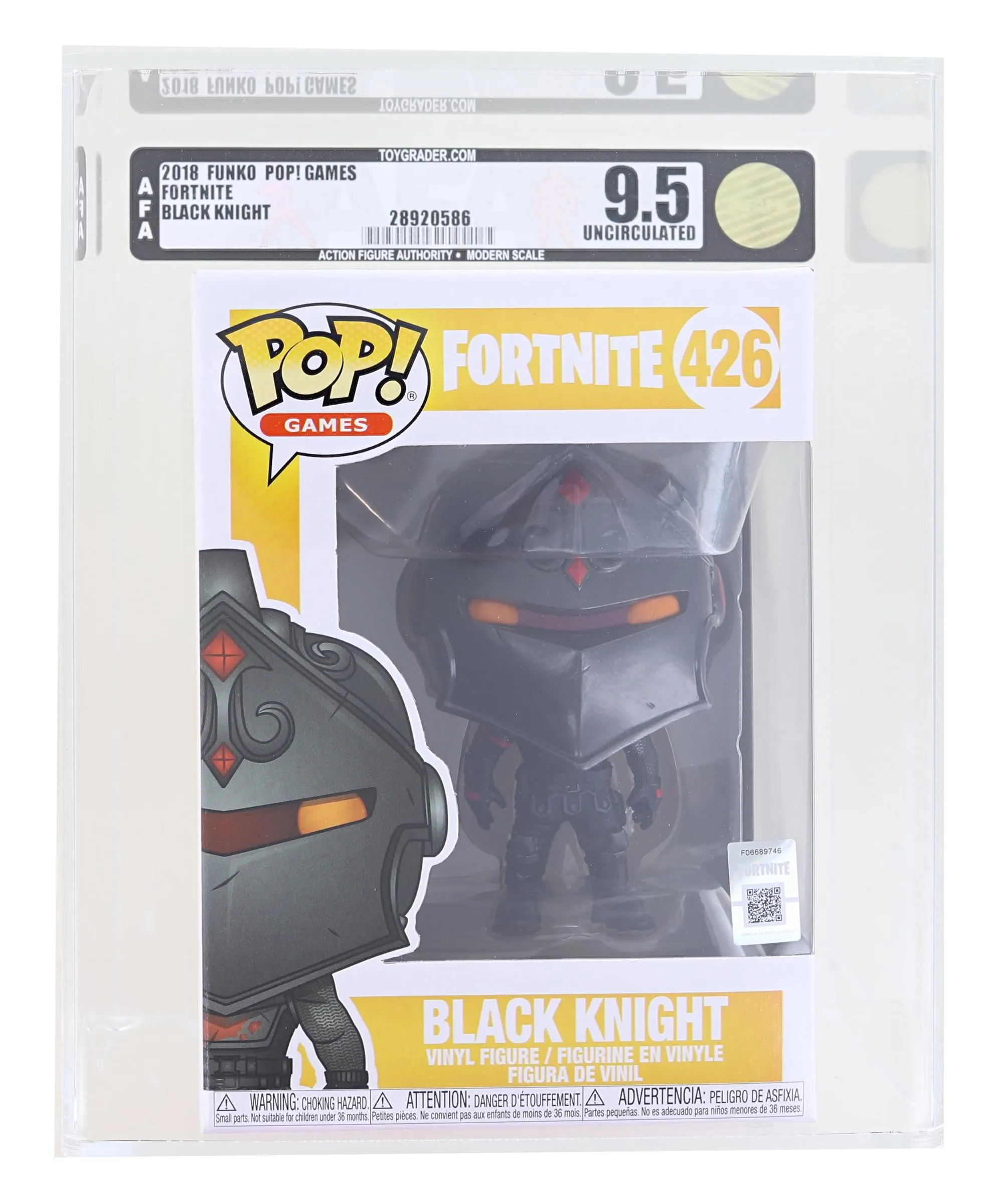 Fortnite Funko POP Vinyl Figure | Black Knight Graded AFA 9.5