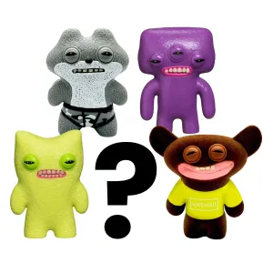Fuggler 2.5 Inch Figure 5-Pack | Dark Purple, Gray/White, Green, Yellow