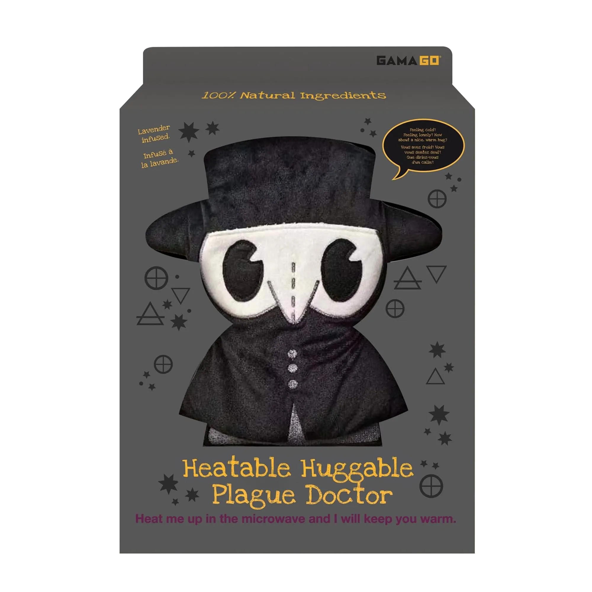GAMAGO Plague Doctor Heating Pad & Pillow Huggable