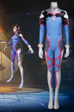 Game Overwatch OW D.Va DVa Hana Song Cosplay Costume