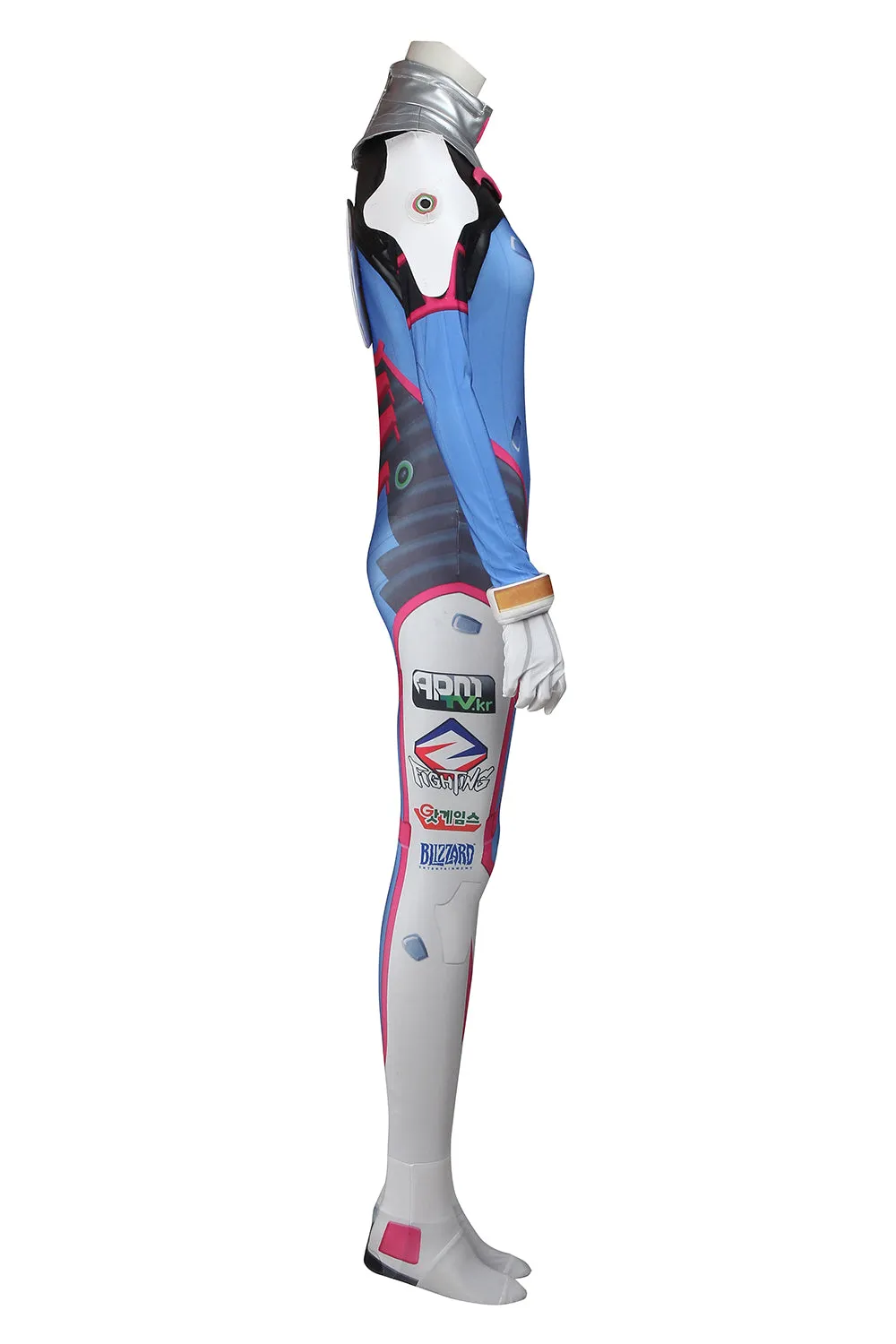 Game Overwatch OW D.Va DVa Hana Song Cosplay Costume