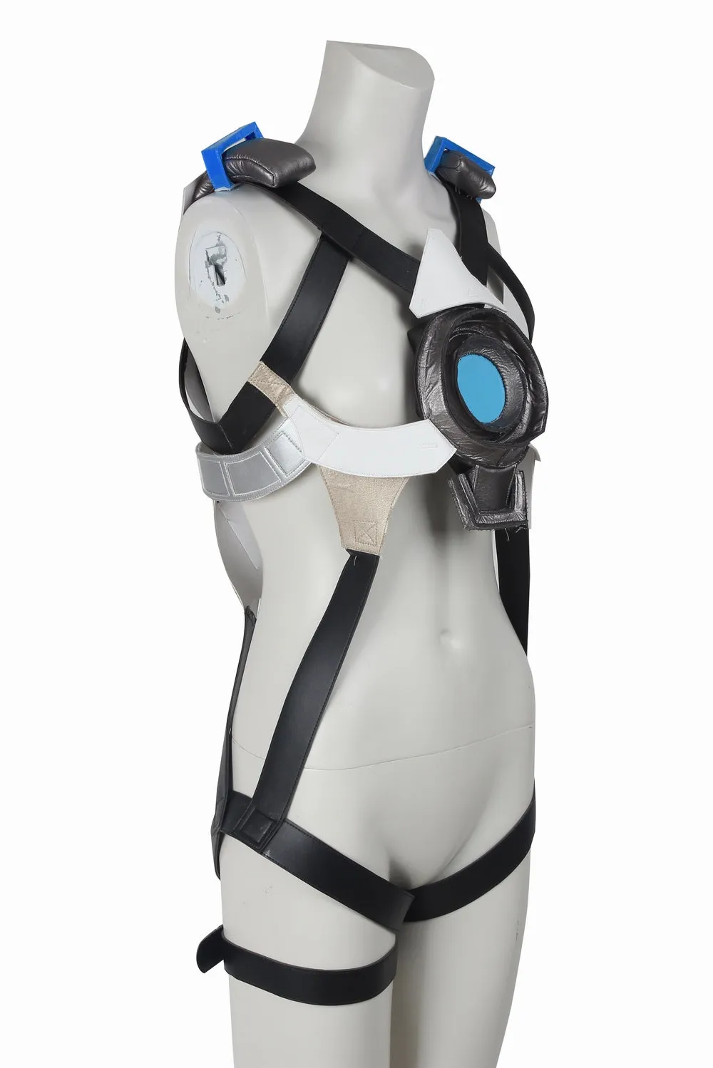 Game Overwatch OW Tracer Lena Oxton Blue Cosplay Costume