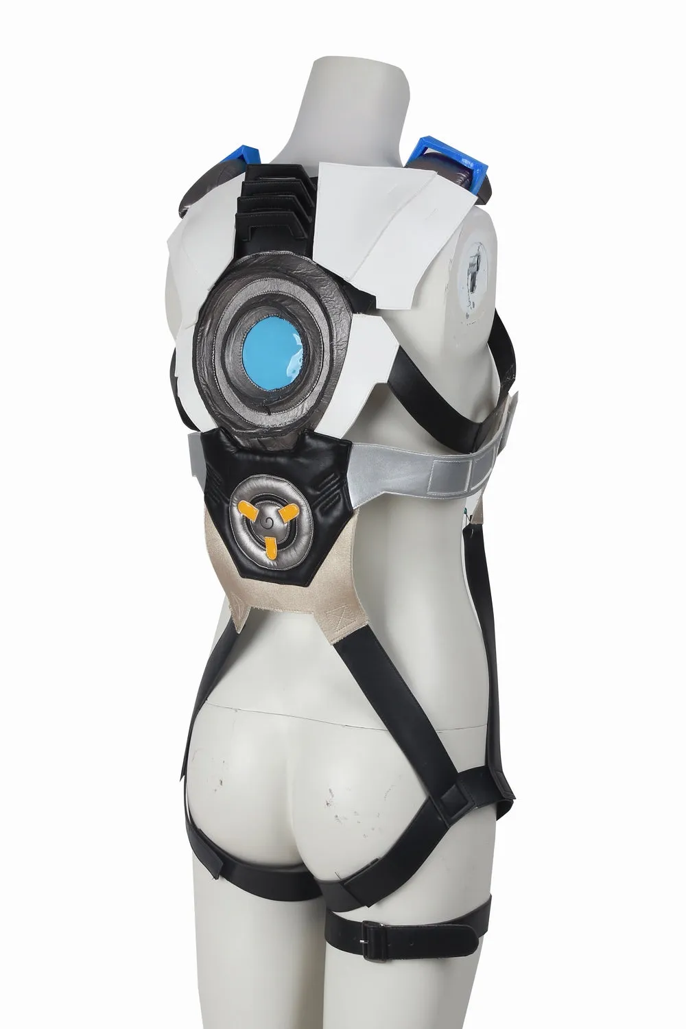 Game Overwatch OW Tracer Lena Oxton Blue Cosplay Costume