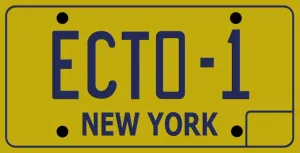 Ghostbusters License Plate Replica