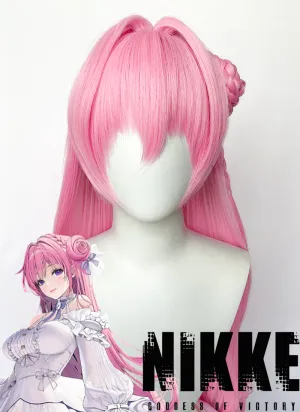 Goddess of Victory: Nikke Dorothy Wavy Pink Cosplay Pink Wig TB1753