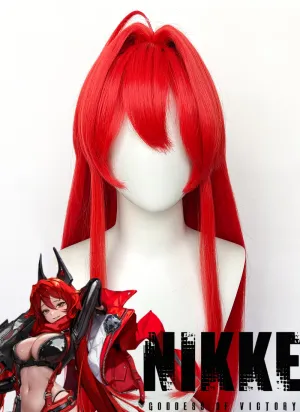 Goddess of Victory: Nikke Red Hood Straight Red Cosplay Wig TB1754