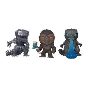 Godzilla vs Kong Funko POP 3 Pack | Godzilla | Mechagodzilla | Kong