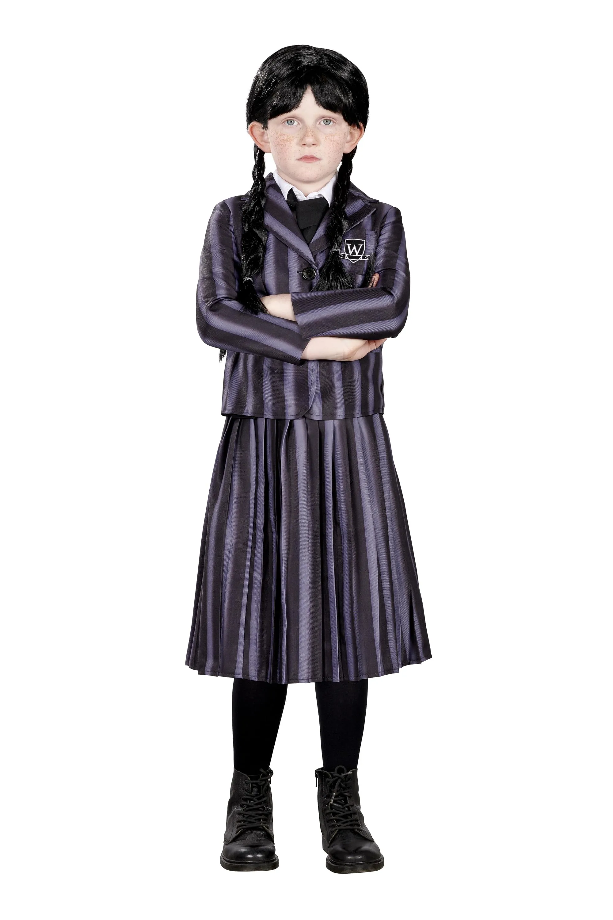 Gothic Girl School Uniform Child Costume