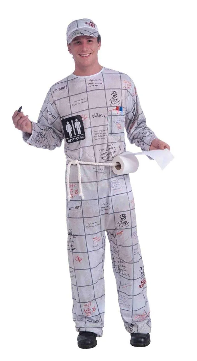Graffiti Bathroom Wall Adult Male Costume