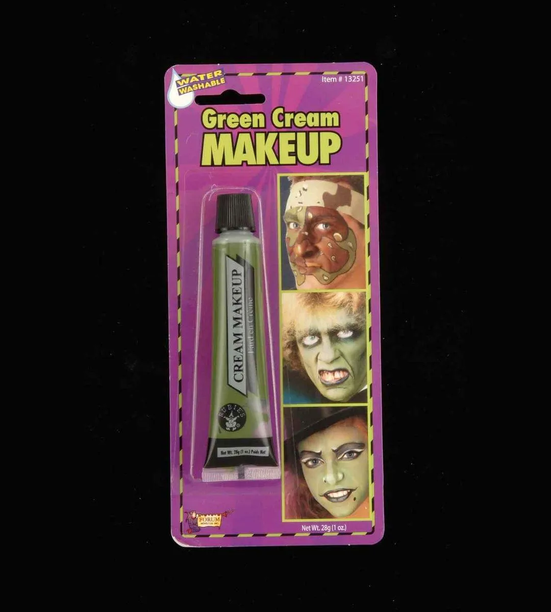 Green Cream Costume Makeup